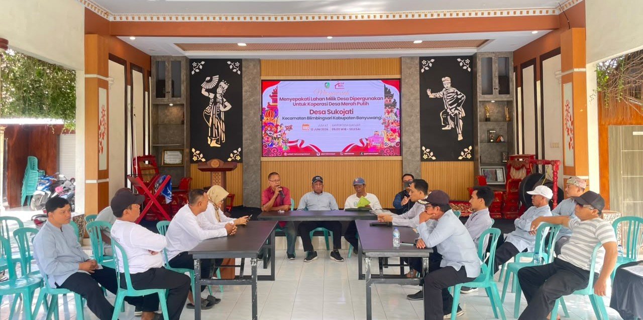 Sepakat, Pemdes dan BPD Sukojati Tetapkan Lokasi Pembangunan Gerai KDMP Melalui Musdesus